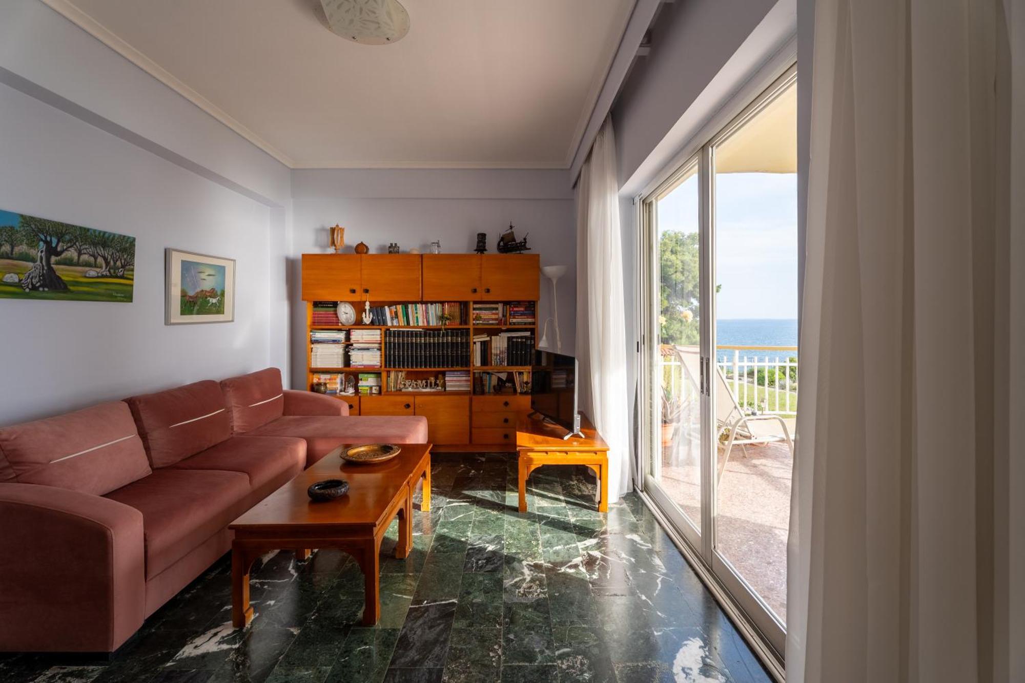 Sunshine House Offering Spectacular Views To Olymp A Apartment Nea Iraklia Bagian luar foto