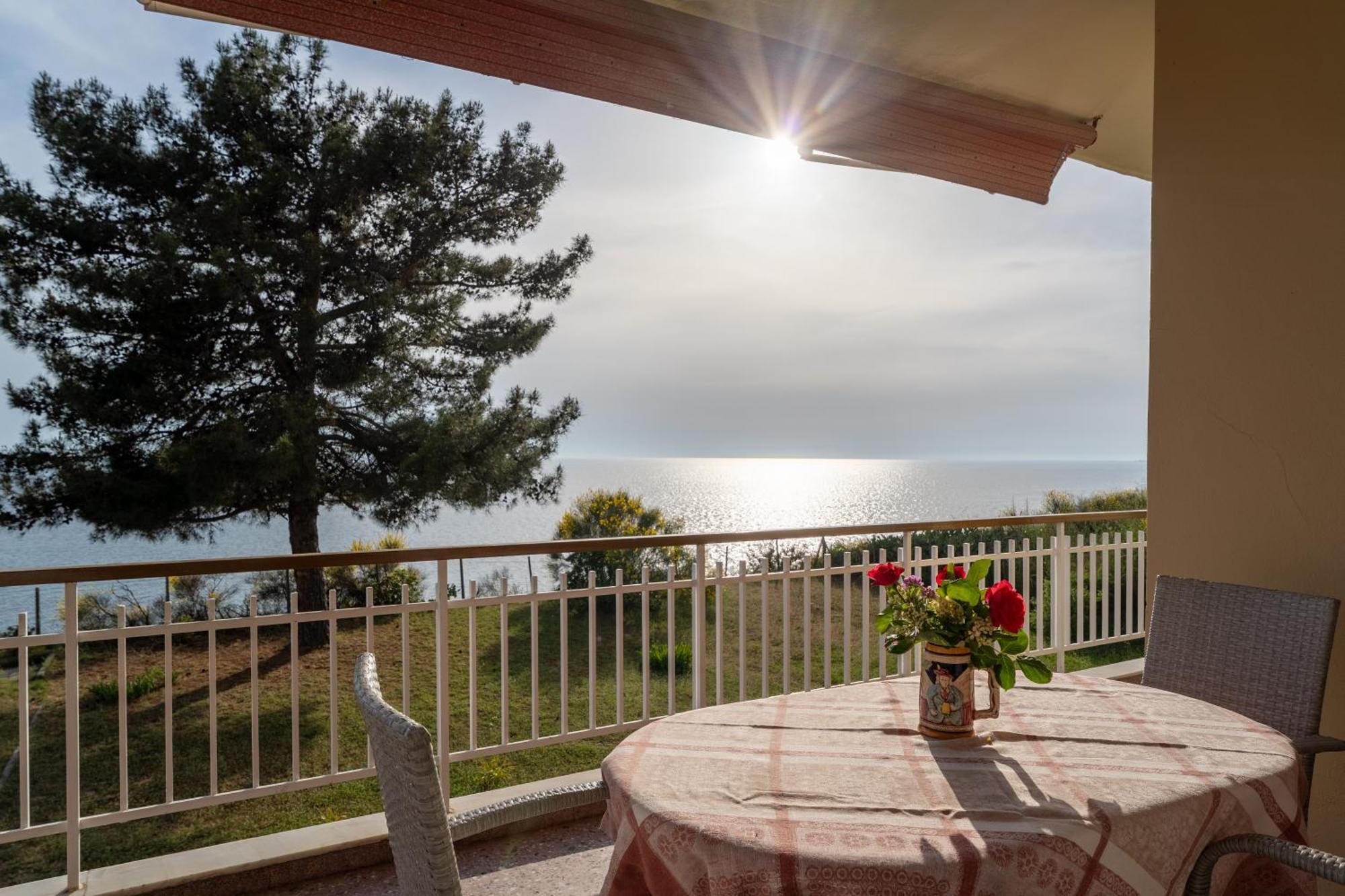 Sunshine House Offering Spectacular Views To Olymp A Apartment Nea Iraklia Bagian luar foto