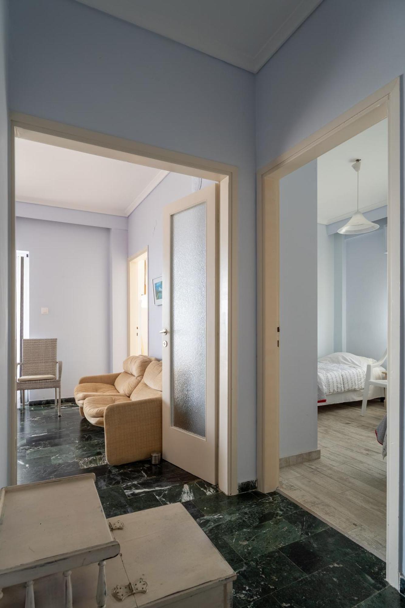 Sunshine House Offering Spectacular Views To Olymp A Apartment Nea Iraklia Bagian luar foto